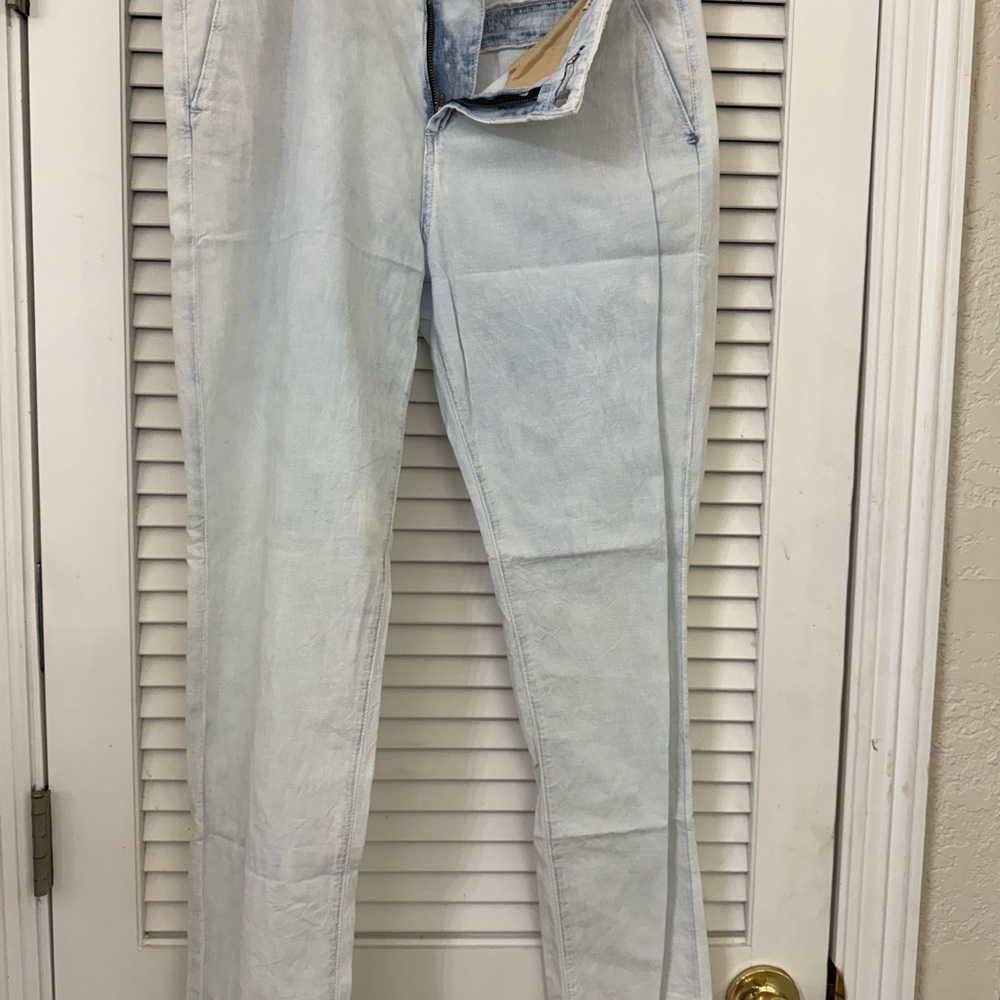 rag & bone Light Blue Women's Straight Jeans